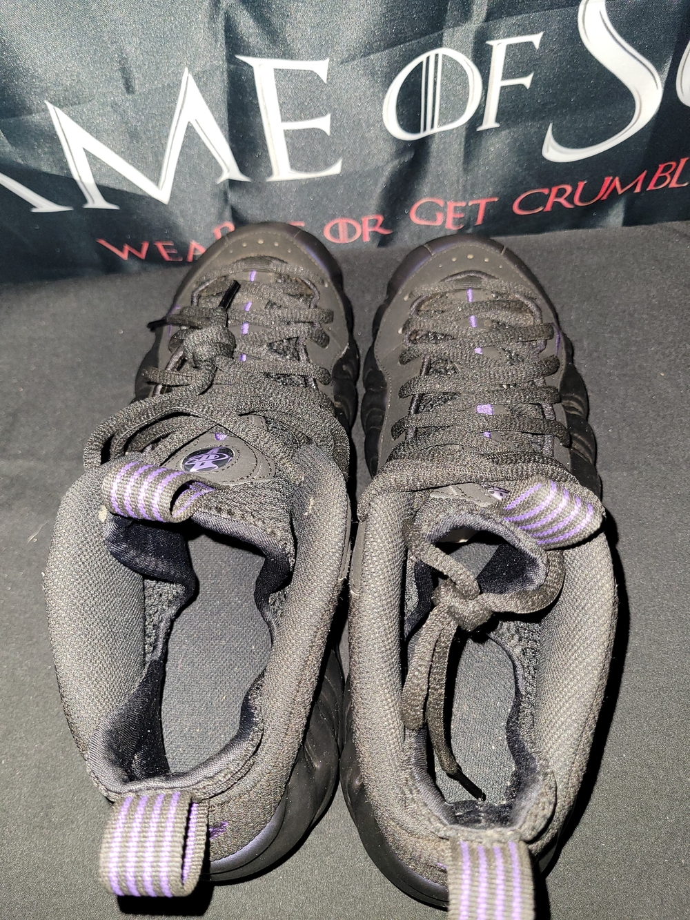 Nike Foamposite One Eggplant 2017 Basketball Shoes - Picture 5 of 8